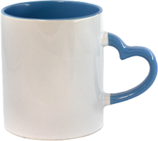 لیوان داخل رنگی دسته قلبی