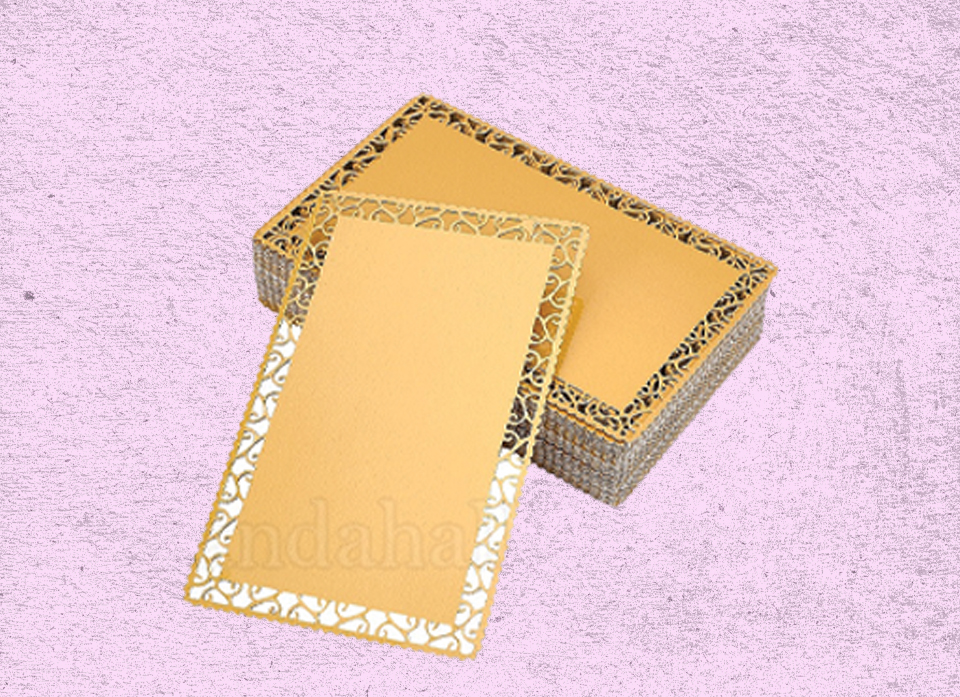 ورق آلمینیوم طلایی 9*6