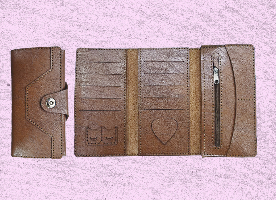 کیف پول سه تیکه چرم مصنوعی