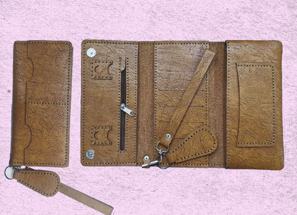 کیف پول سه تیکه چرم مصنوعی