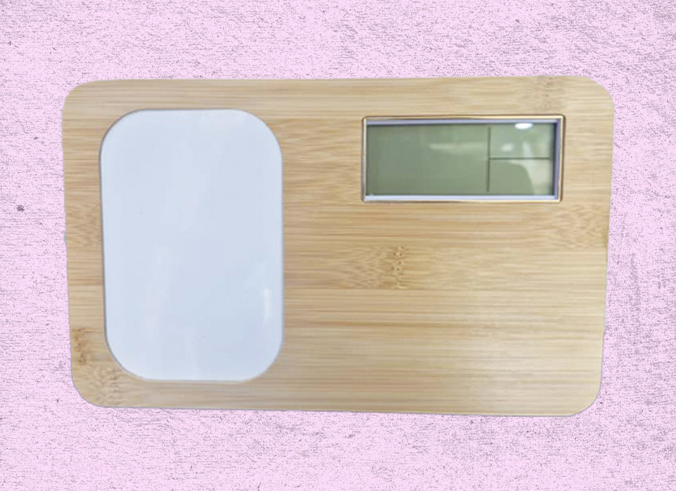 لوح چوبی سابلمیشن ، ساعت دار