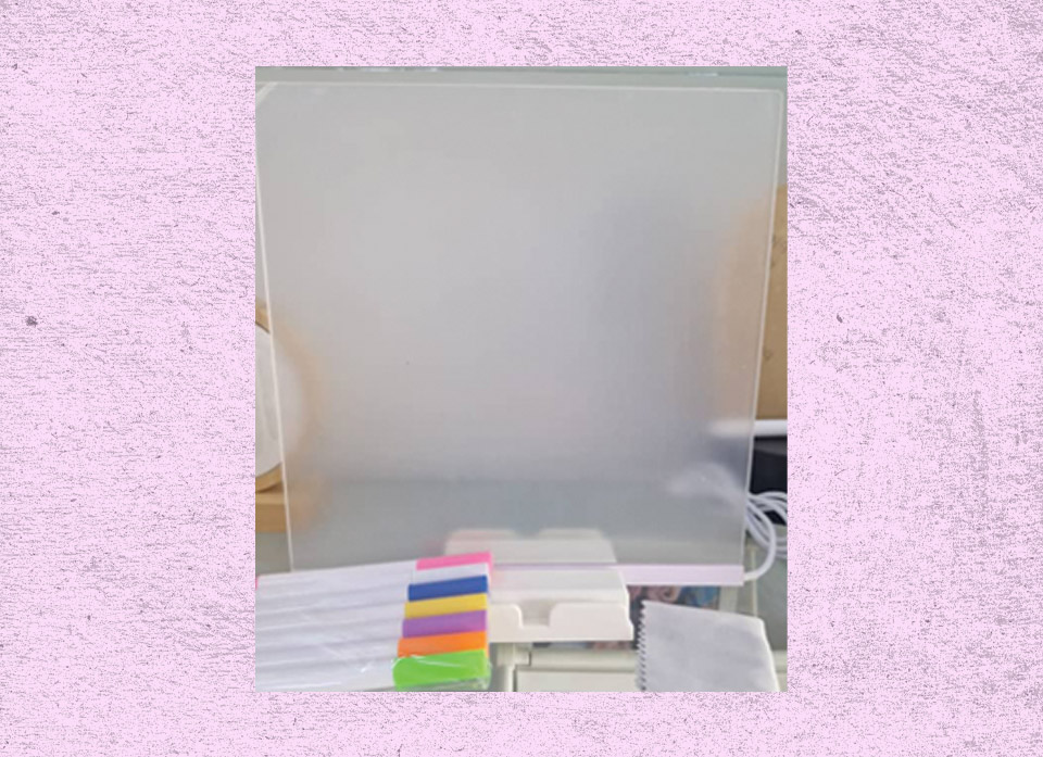 استند رومیزی 3D طرح مربع 20*20