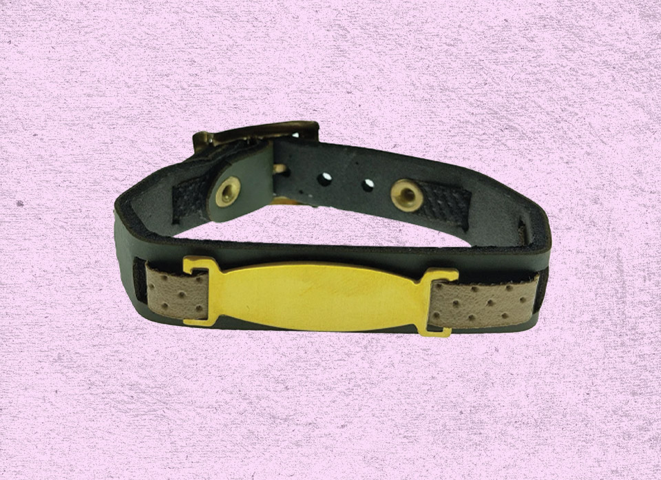 دستبند چرمی