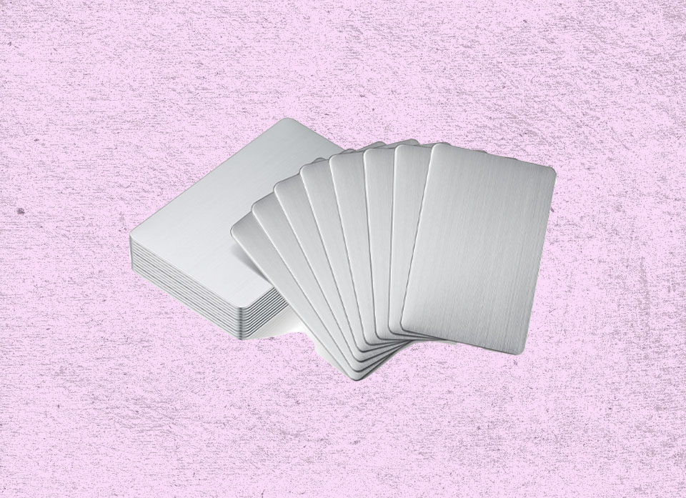 کارت پی وی سی نقره ای