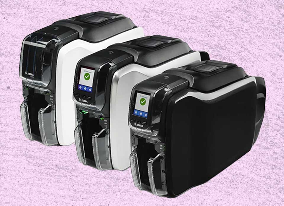 دستگاه چاپ کارت پی‌وی‌سی زِبرا (Zebra)