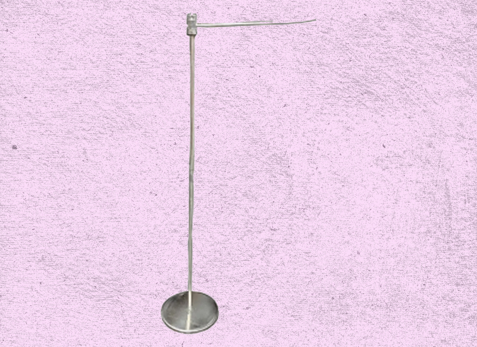 میله و پایه استیل پرچم رومیزی L