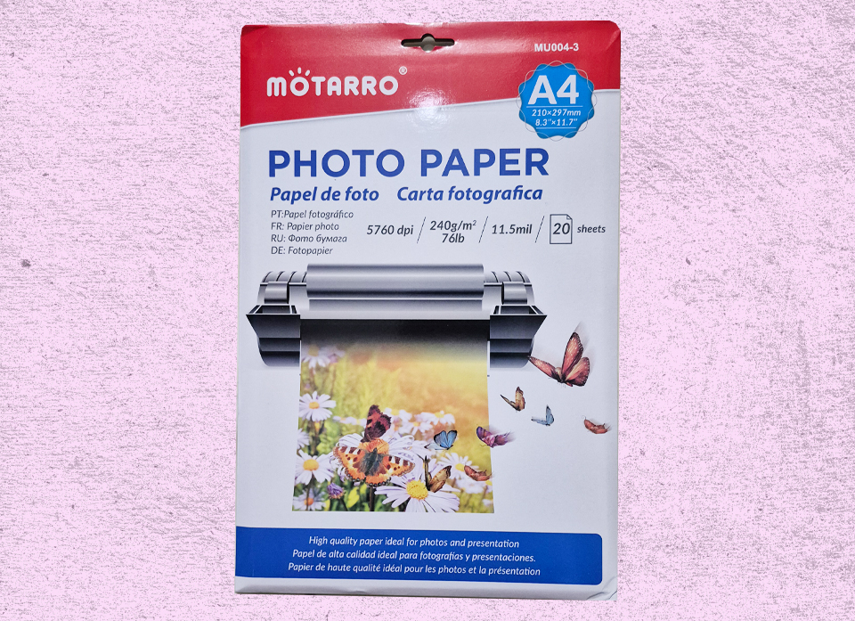 کاغذ فتو گلاسه 240 گرم Photo Paper