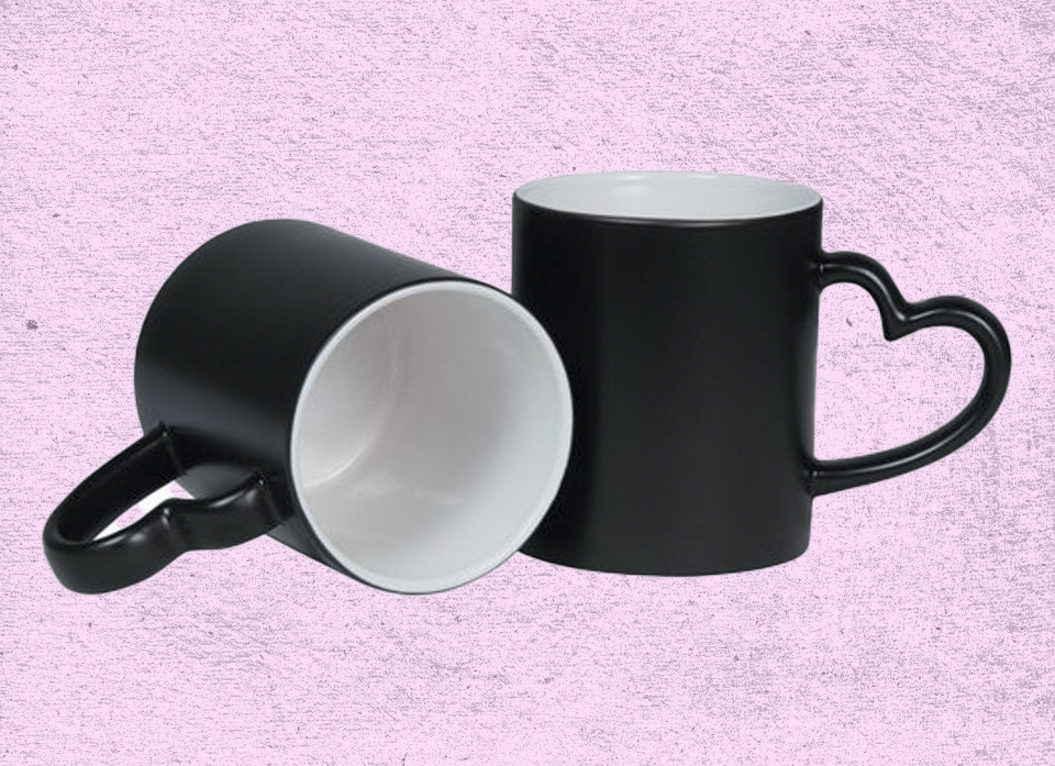 ماگ حرارتی دسته قلبی