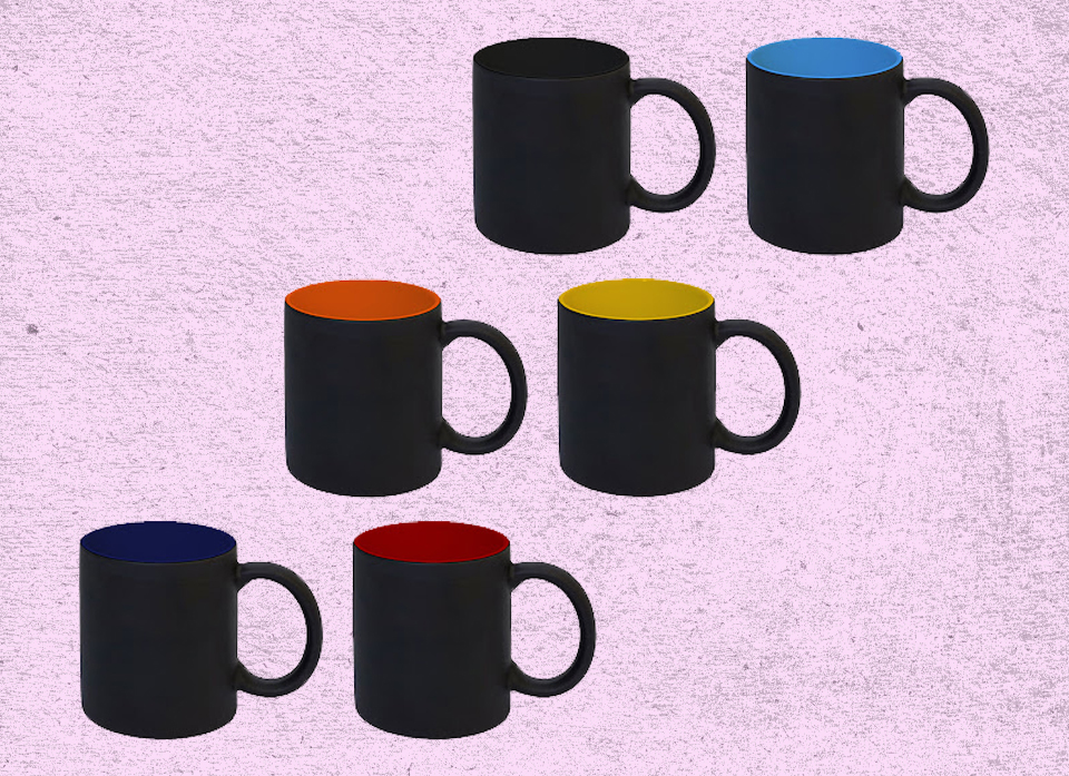 ماگ حرارتی داخل رنگی